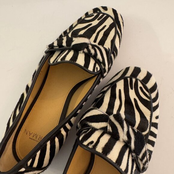 ALEXANDRE BIRMAN, Zebra Pony Hair Loafers - Picture 6 of 13